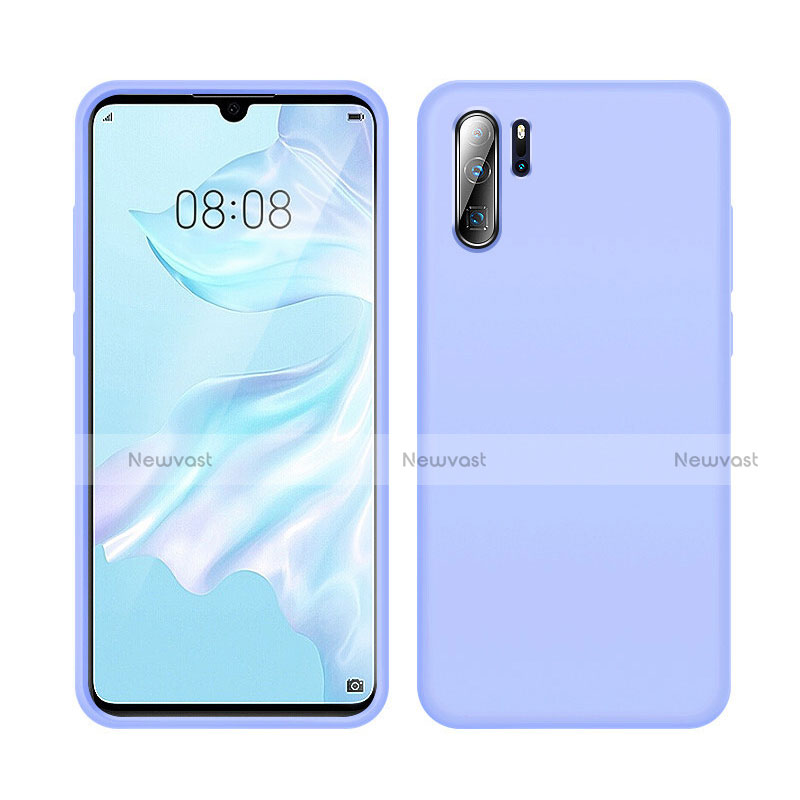 Ultra-thin Silicone Gel Soft Case 360 Degrees Cover C04 for Huawei P30 Pro Purple