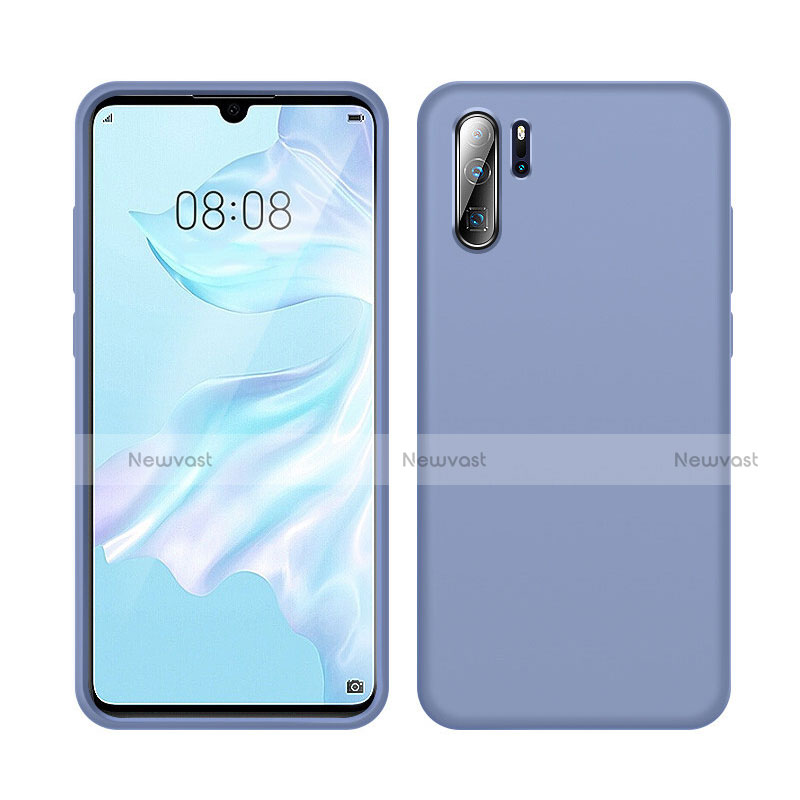 Ultra-thin Silicone Gel Soft Case 360 Degrees Cover C04 for Huawei P30 Pro Sky Blue