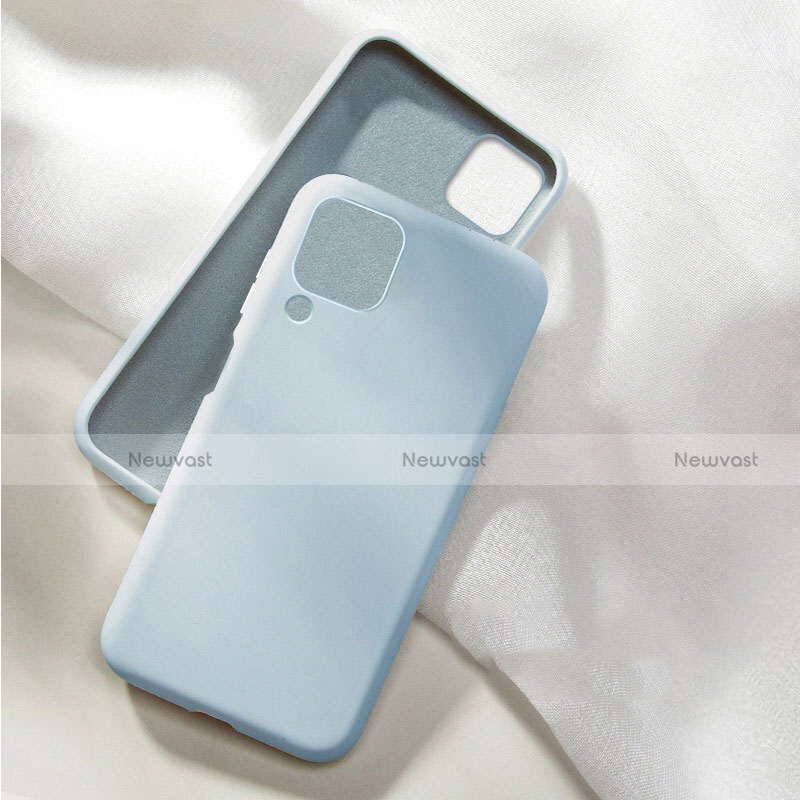 Ultra-thin Silicone Gel Soft Case 360 Degrees Cover C04 for Huawei P40 Lite Sky Blue
