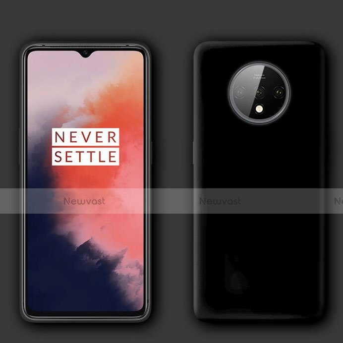 Ultra-thin Silicone Gel Soft Case 360 Degrees Cover C04 for OnePlus 7T Black