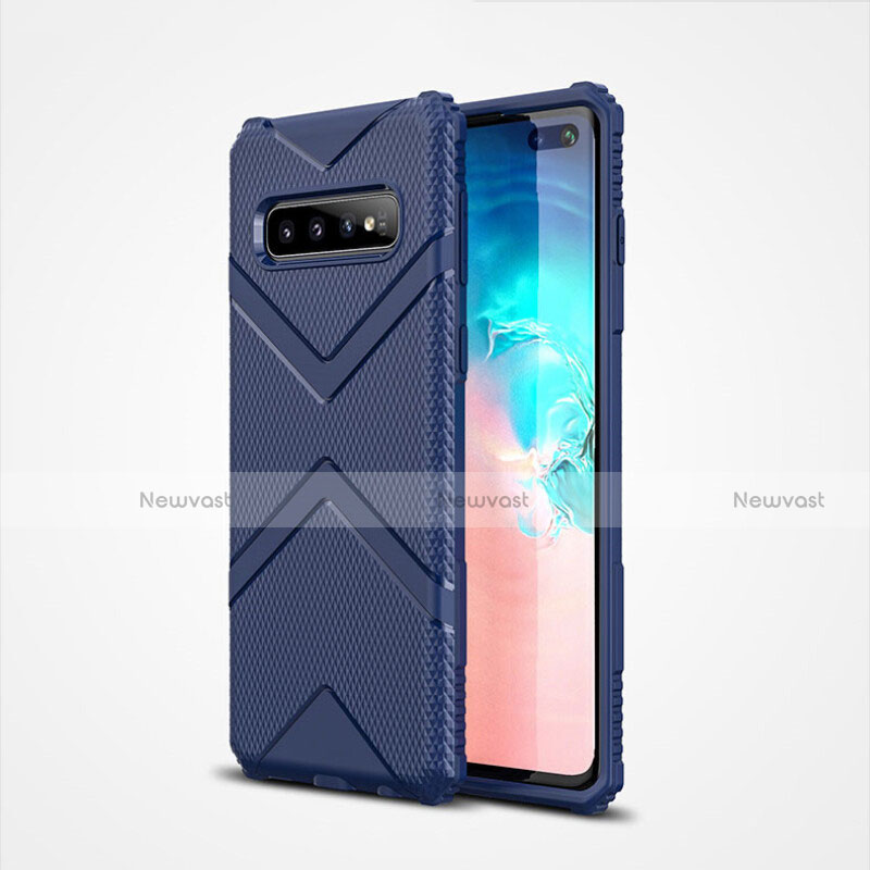 Ultra-thin Silicone Gel Soft Case 360 Degrees Cover C04 for Samsung Galaxy S10 Plus