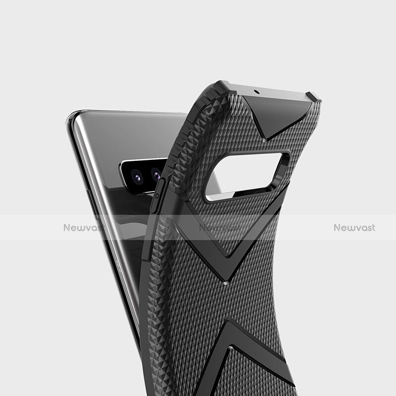 Ultra-thin Silicone Gel Soft Case 360 Degrees Cover C04 for Samsung Galaxy S10 Plus