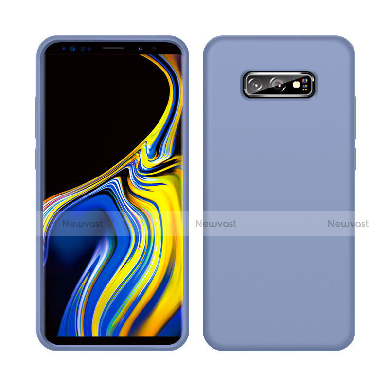 Ultra-thin Silicone Gel Soft Case 360 Degrees Cover C04 for Samsung Galaxy S10e Gray