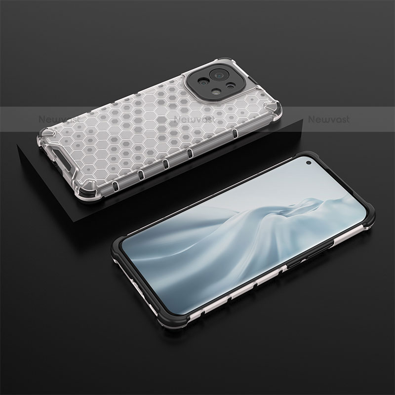 Ultra-thin Silicone Gel Soft Case 360 Degrees Cover C04 for Xiaomi Mi 11 5G White