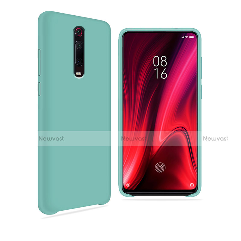 Ultra-thin Silicone Gel Soft Case 360 Degrees Cover C04 for Xiaomi Mi 9T Pro Cyan