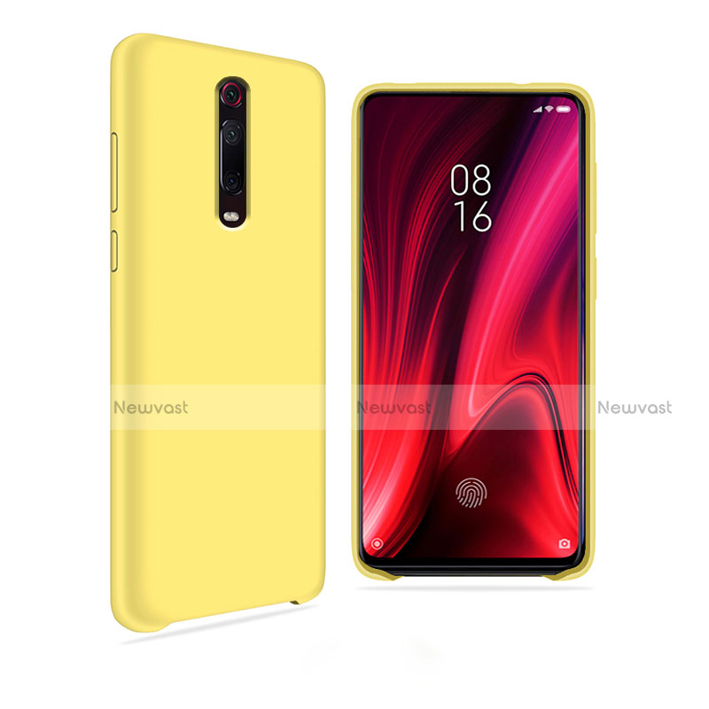 Ultra-thin Silicone Gel Soft Case 360 Degrees Cover C04 for Xiaomi Redmi K20 Yellow