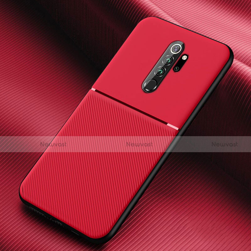 Ultra-thin Silicone Gel Soft Case 360 Degrees Cover C04 for Xiaomi Redmi Note 8 Pro Red