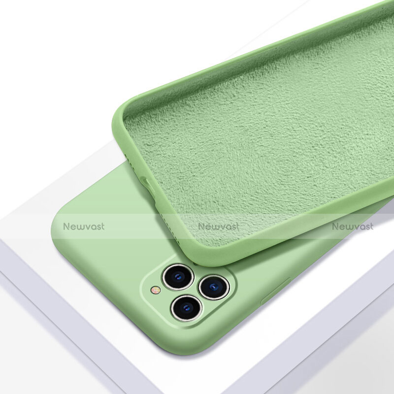 Ultra-thin Silicone Gel Soft Case 360 Degrees Cover C05 for Apple iPhone 11 Pro Green