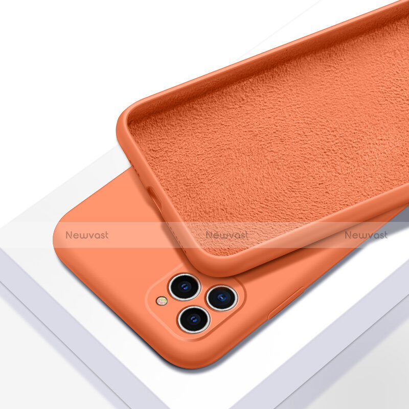 Ultra-thin Silicone Gel Soft Case 360 Degrees Cover C05 for Apple iPhone 11 Pro Max Orange