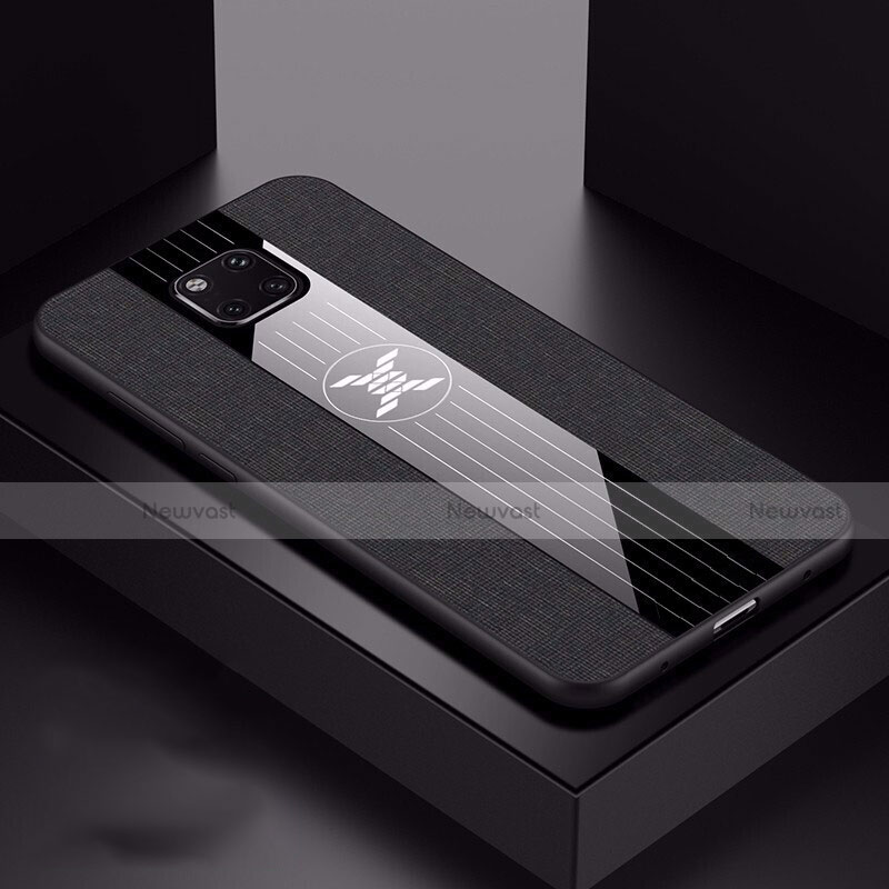 Ultra-thin Silicone Gel Soft Case 360 Degrees Cover C05 for Huawei Mate 20 Pro Black