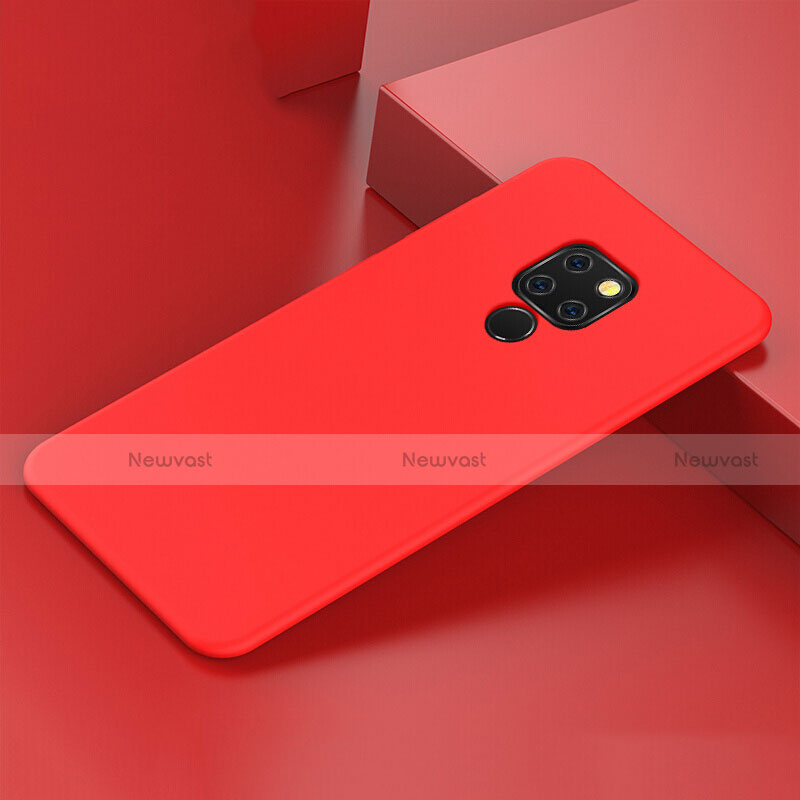 Ultra-thin Silicone Gel Soft Case 360 Degrees Cover C05 for Huawei Mate 20 Red