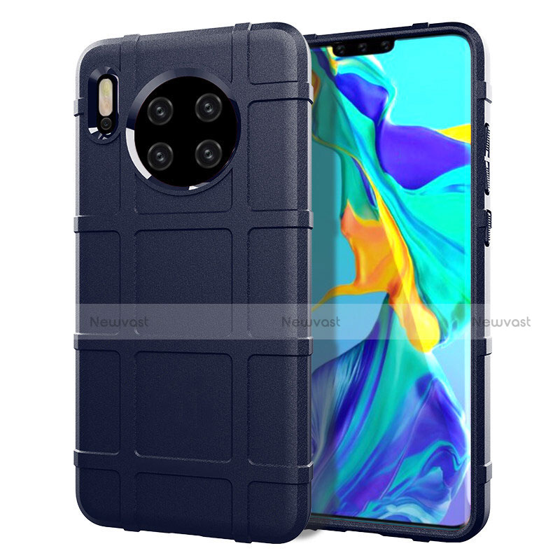 Ultra-thin Silicone Gel Soft Case 360 Degrees Cover C05 for Huawei Mate 30 Pro 5G Blue