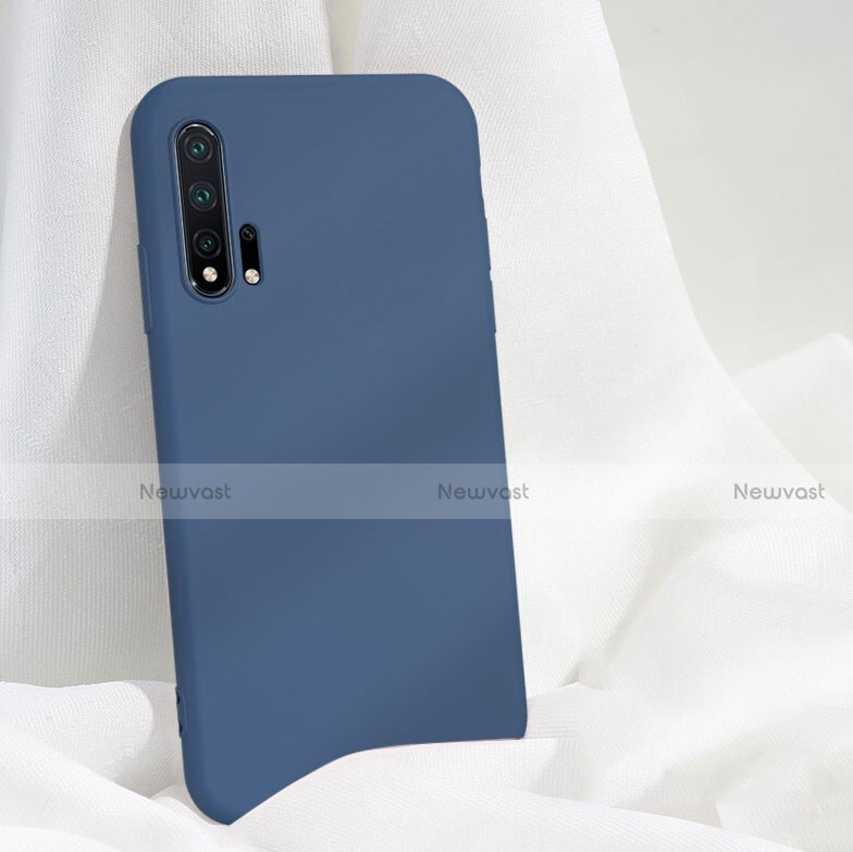 Ultra-thin Silicone Gel Soft Case 360 Degrees Cover C05 for Huawei Nova 6 5G Blue