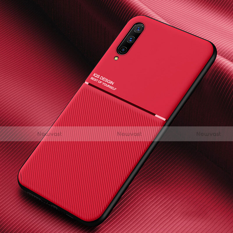 Ultra-thin Silicone Gel Soft Case 360 Degrees Cover C05 for Samsung Galaxy A70 Red