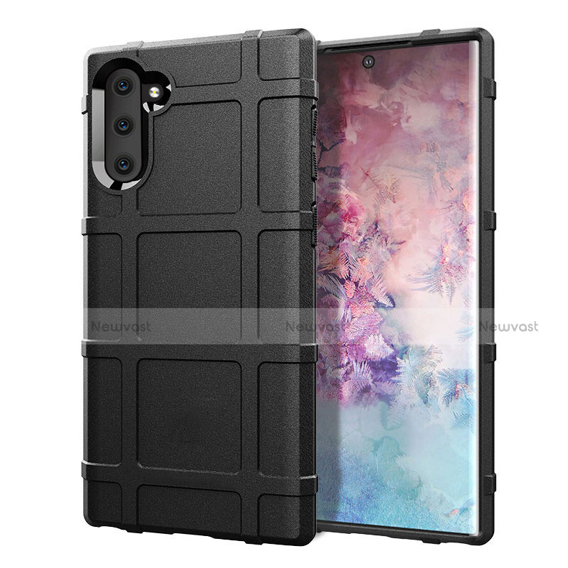 Ultra-thin Silicone Gel Soft Case 360 Degrees Cover C05 for Samsung Galaxy Note 10 5G Black