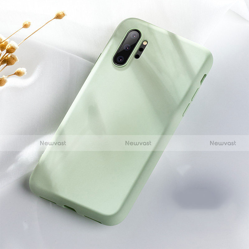 Ultra-thin Silicone Gel Soft Case 360 Degrees Cover C05 for Samsung Galaxy Note 10 Plus 5G Green