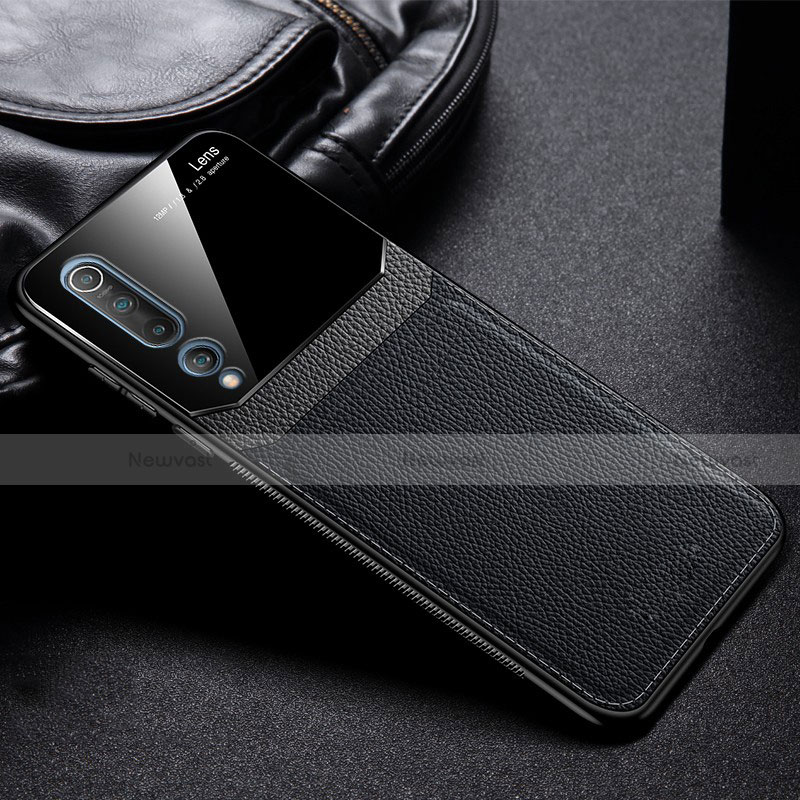Ultra-thin Silicone Gel Soft Case 360 Degrees Cover C05 for Xiaomi Mi 10 Black