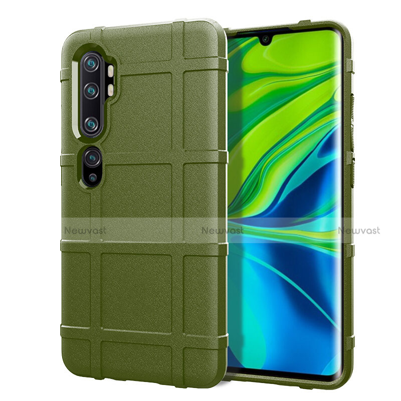 Ultra-thin Silicone Gel Soft Case 360 Degrees Cover C05 for Xiaomi Mi Note 10 Green