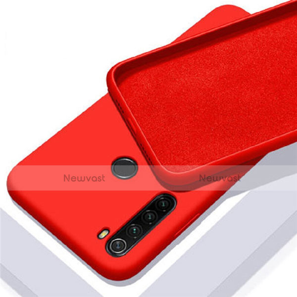 Ultra-thin Silicone Gel Soft Case 360 Degrees Cover C05 for Xiaomi Redmi Note 8 (2021) Red