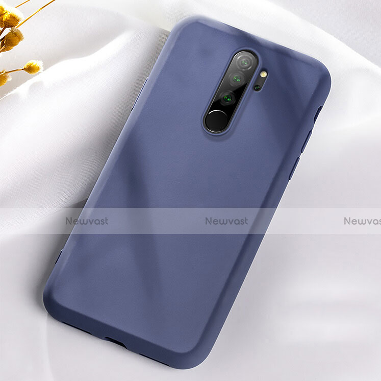Ultra-thin Silicone Gel Soft Case 360 Degrees Cover C05 for Xiaomi Redmi Note 8 Pro Blue