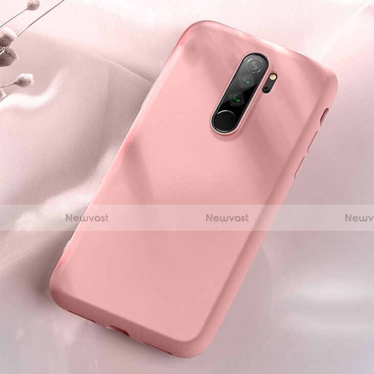 Ultra-thin Silicone Gel Soft Case 360 Degrees Cover C05 for Xiaomi Redmi Note 8 Pro Pink