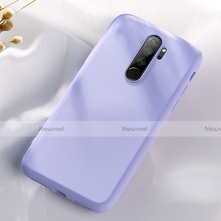 Ultra-thin Silicone Gel Soft Case 360 Degrees Cover C05 for Xiaomi Redmi Note 8 Pro Purple
