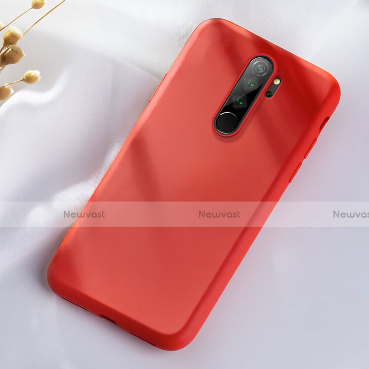 Ultra-thin Silicone Gel Soft Case 360 Degrees Cover C05 for Xiaomi Redmi Note 8 Pro Red