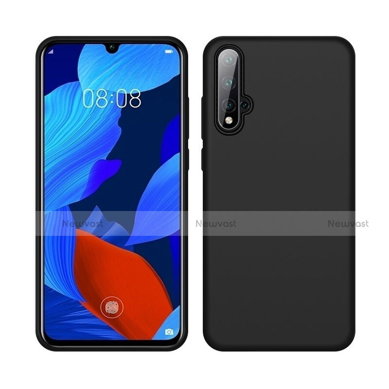 Ultra-thin Silicone Gel Soft Case 360 Degrees Cover C06 for Huawei Nova 5 Pro Black