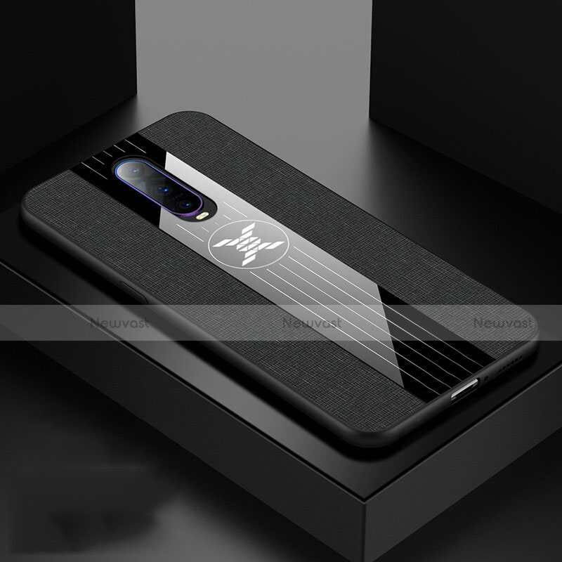 Ultra-thin Silicone Gel Soft Case 360 Degrees Cover C06 for Oppo R17 Pro Black