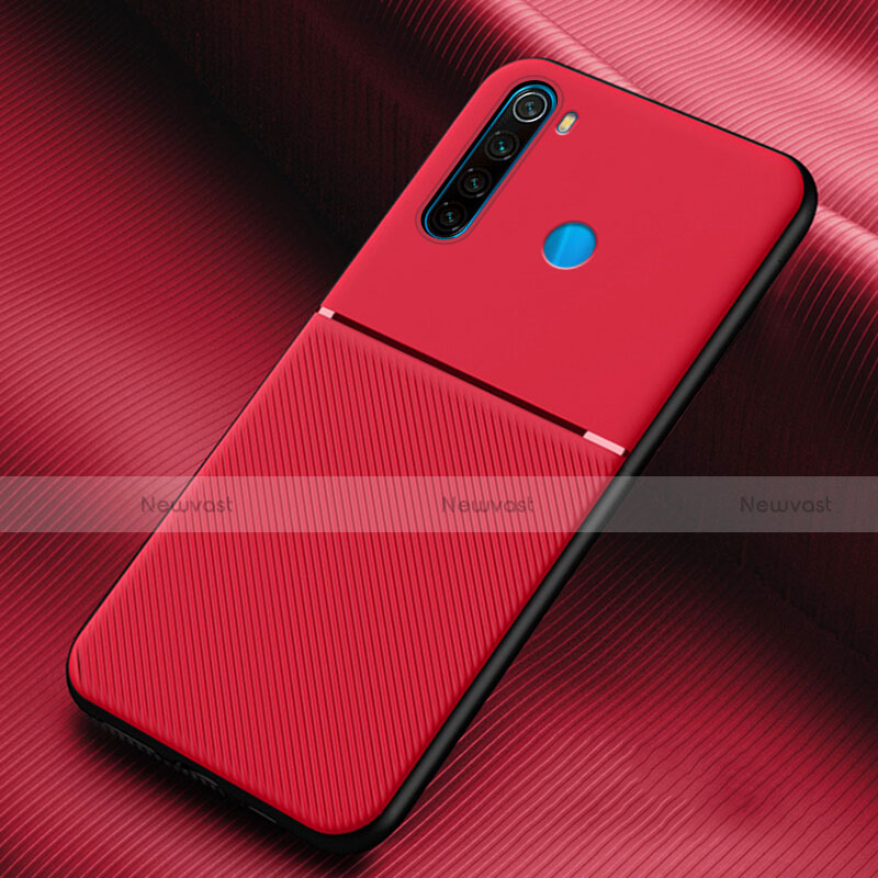 Ultra-thin Silicone Gel Soft Case 360 Degrees Cover C06 for Xiaomi Redmi Note 8 (2021) Red