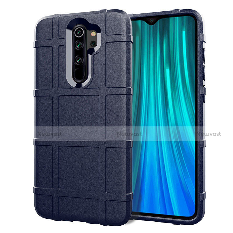 Ultra-thin Silicone Gel Soft Case 360 Degrees Cover C06 for Xiaomi Redmi Note 8 Pro Blue