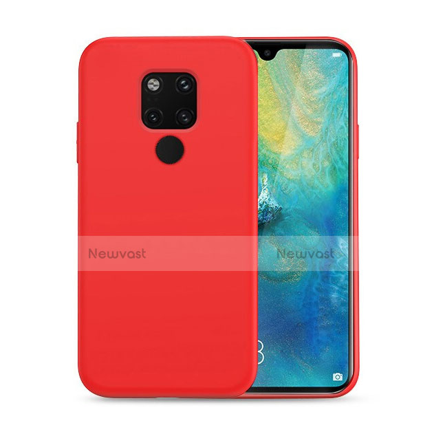 Ultra-thin Silicone Gel Soft Case 360 Degrees Cover C07 for Huawei Mate 20 Red