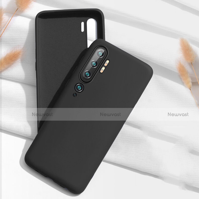 Ultra-thin Silicone Gel Soft Case 360 Degrees Cover C07 for Xiaomi Mi Note 10 Black