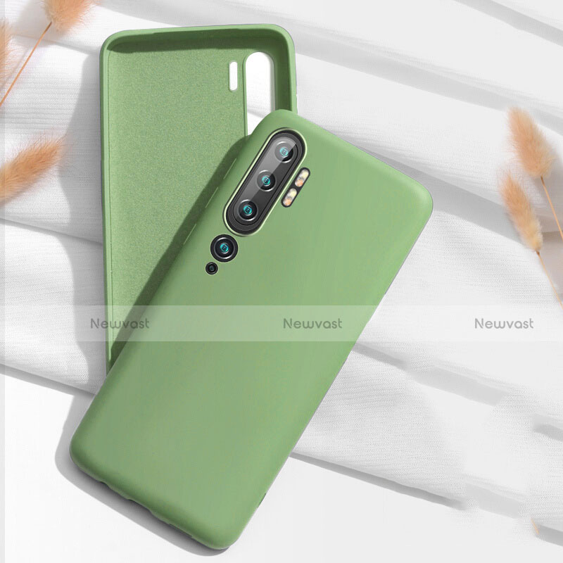 Ultra-thin Silicone Gel Soft Case 360 Degrees Cover C07 for Xiaomi Mi Note 10 Pro Green