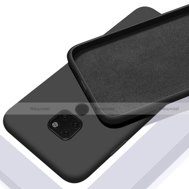 Ultra-thin Silicone Gel Soft Case 360 Degrees Cover C08 for Huawei Mate 20 Black