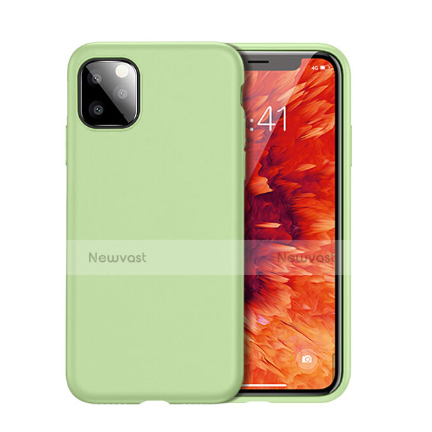Ultra-thin Silicone Gel Soft Case 360 Degrees Cover for Apple iPhone 11 Pro Green