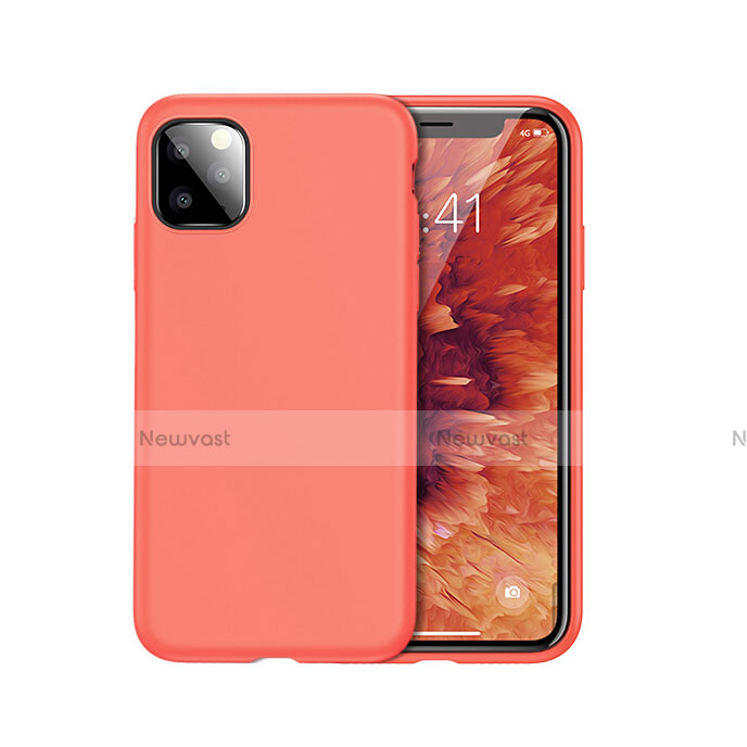 Ultra-thin Silicone Gel Soft Case 360 Degrees Cover for Apple iPhone 11 Pro Orange