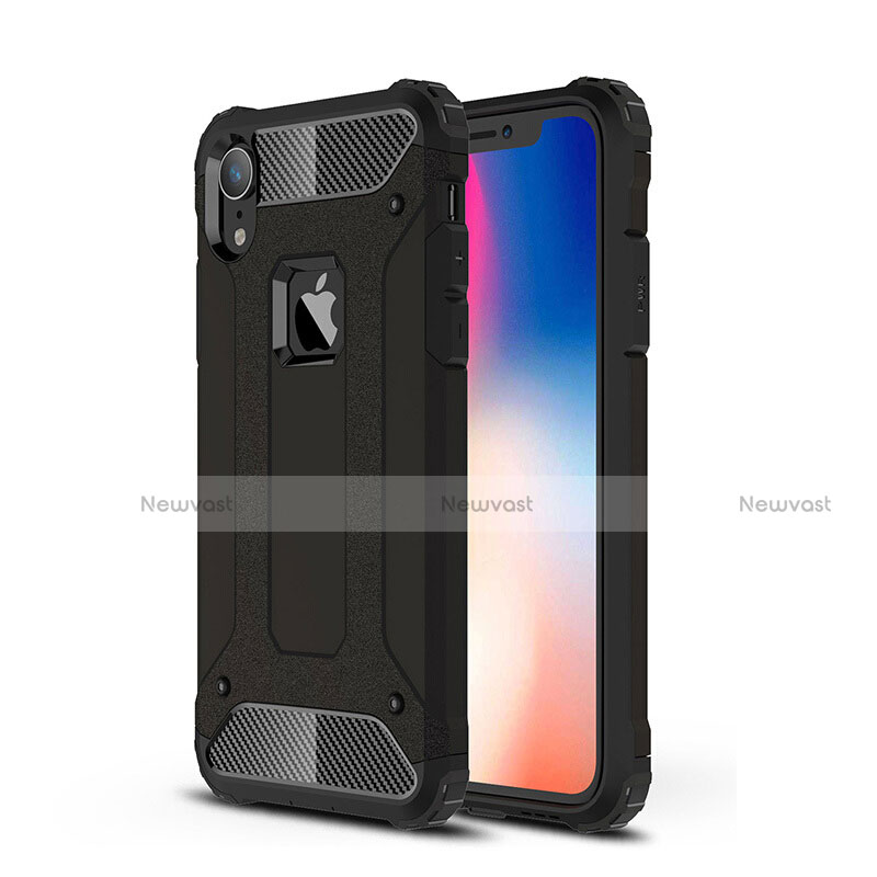 Ultra-thin Silicone Gel Soft Case 360 Degrees Cover for Apple iPhone XR Black