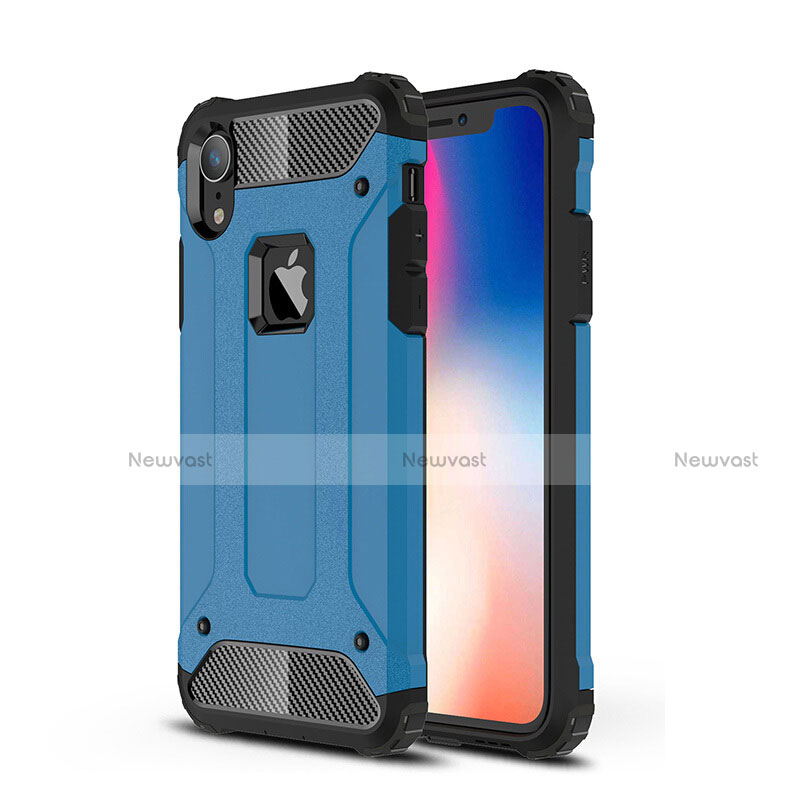 Ultra-thin Silicone Gel Soft Case 360 Degrees Cover for Apple iPhone XR Sky Blue