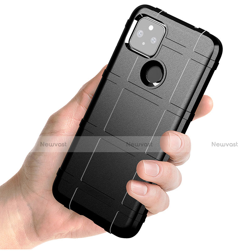 Ultra-thin Silicone Gel Soft Case 360 Degrees Cover for Google Pixel 4a 5G