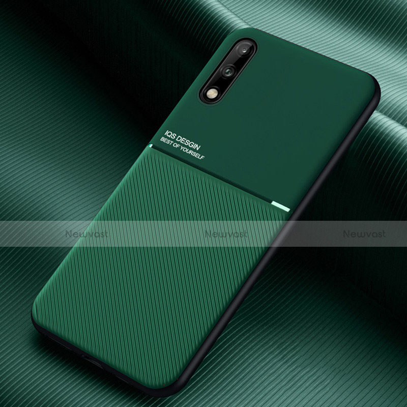 Ultra-thin Silicone Gel Soft Case 360 Degrees Cover for Huawei Enjoy 10 Green
