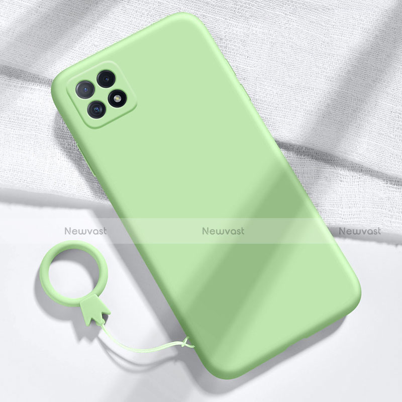 Ultra-thin Silicone Gel Soft Case 360 Degrees Cover for Huawei Enjoy 20 5G Green