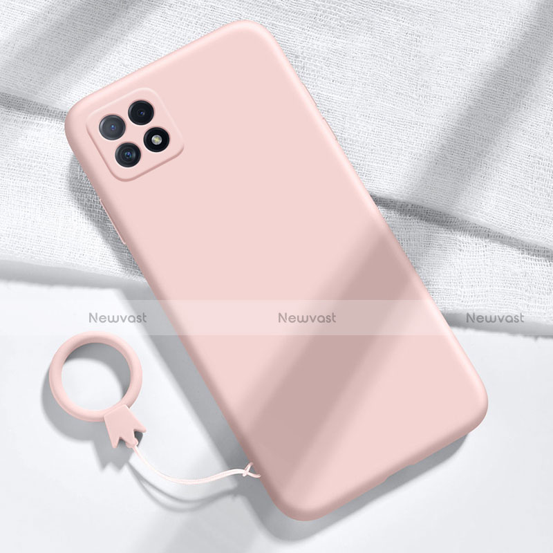 Ultra-thin Silicone Gel Soft Case 360 Degrees Cover for Huawei Enjoy 20 5G Pink