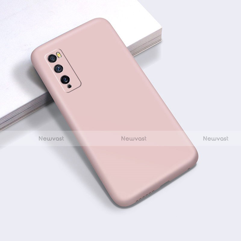 Ultra-thin Silicone Gel Soft Case 360 Degrees Cover for Huawei Enjoy Z 5G Pink