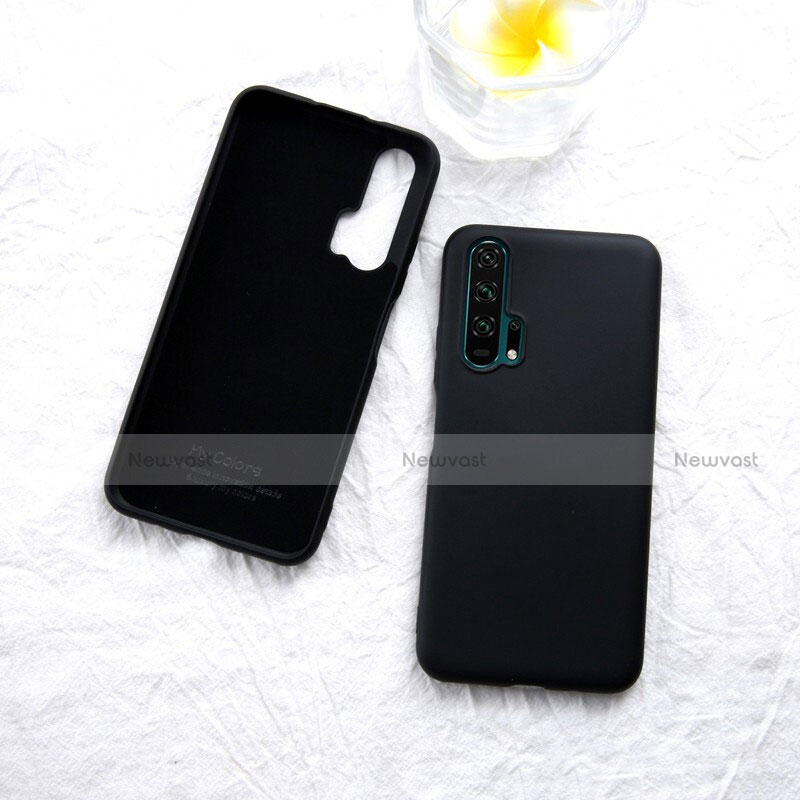 Ultra-thin Silicone Gel Soft Case 360 Degrees Cover for Huawei Honor 20 Pro Black