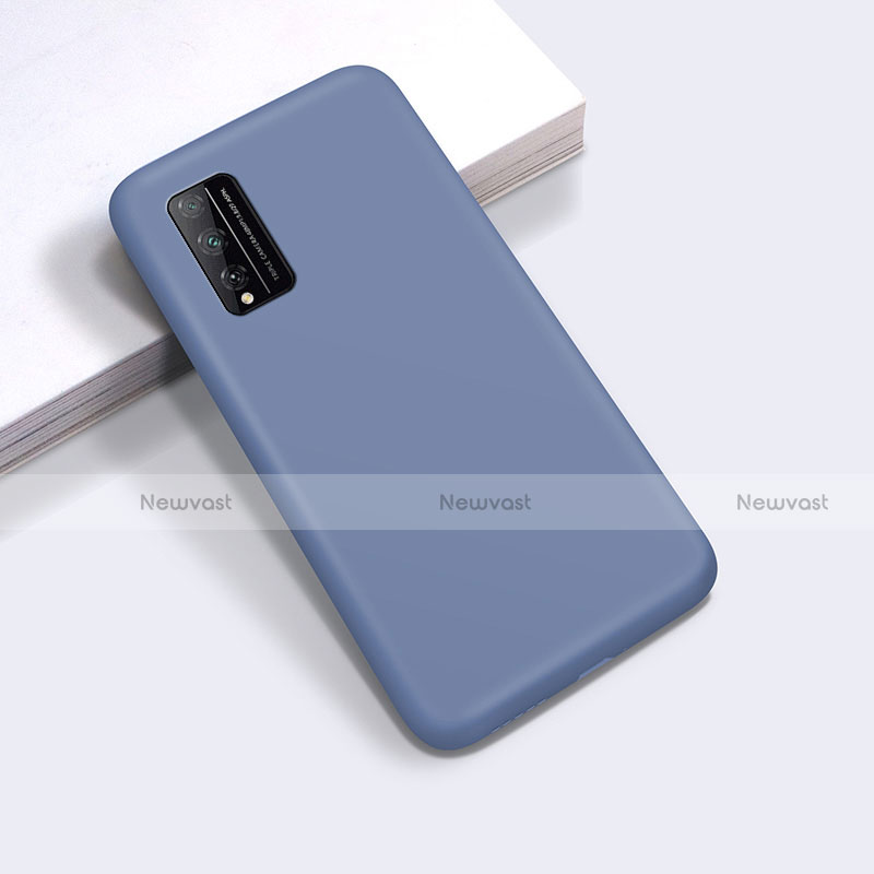 Ultra-thin Silicone Gel Soft Case 360 Degrees Cover for Huawei Honor Play4T Pro Gray