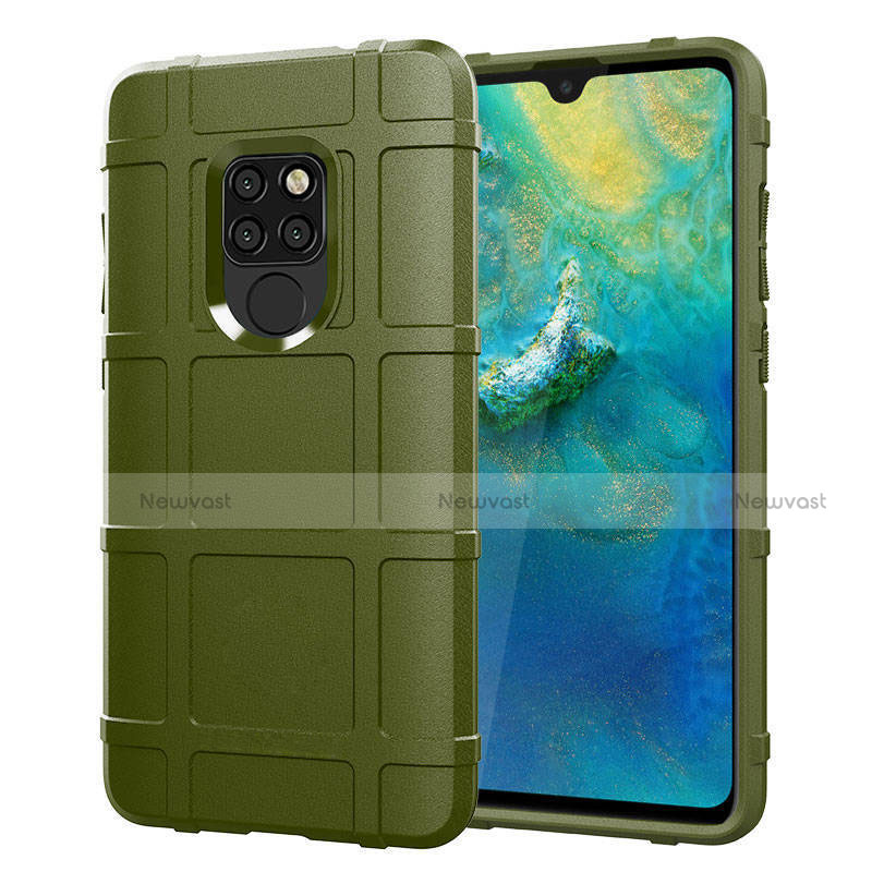 Ultra-thin Silicone Gel Soft Case 360 Degrees Cover for Huawei Mate 20 Green