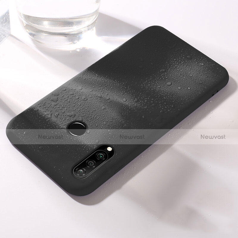 Ultra-thin Silicone Gel Soft Case 360 Degrees Cover for Huawei Nova 4e Black