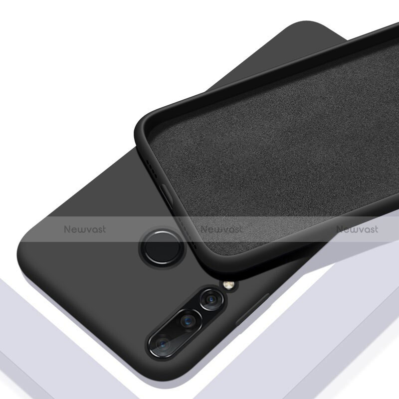 Ultra-thin Silicone Gel Soft Case 360 Degrees Cover for Huawei Nova 5i Black