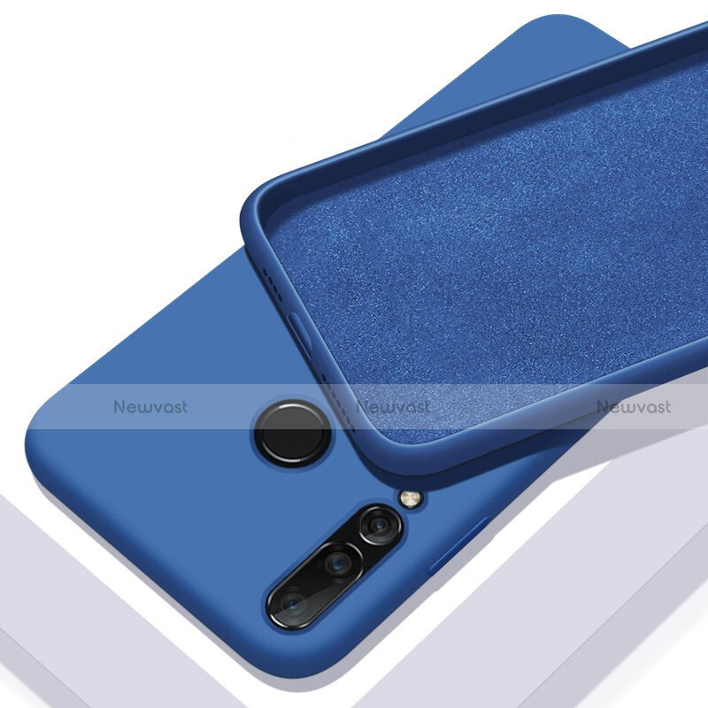 Ultra-thin Silicone Gel Soft Case 360 Degrees Cover for Huawei Nova 5i Blue
